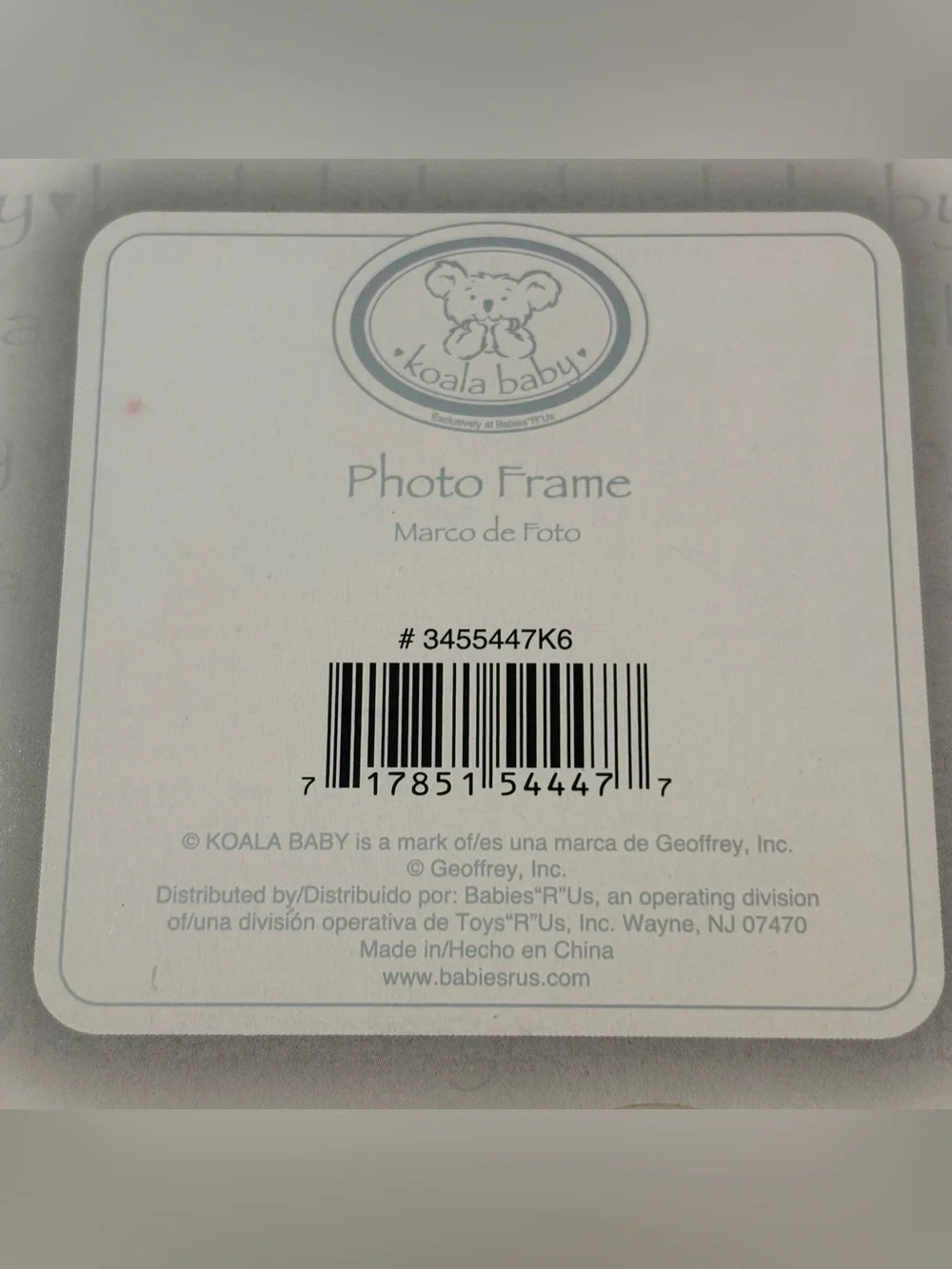 Vintage I Love My Grandma Picture Frame Koala Baby Felt Chick Wood Heart Giftbox
